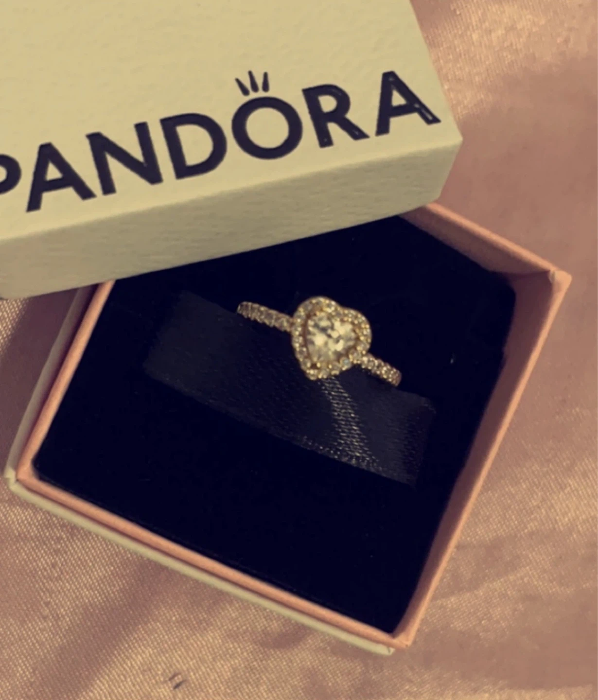 Pandora elevated Heart Ring