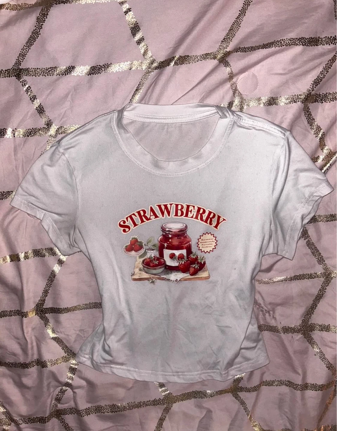 strawberry tee