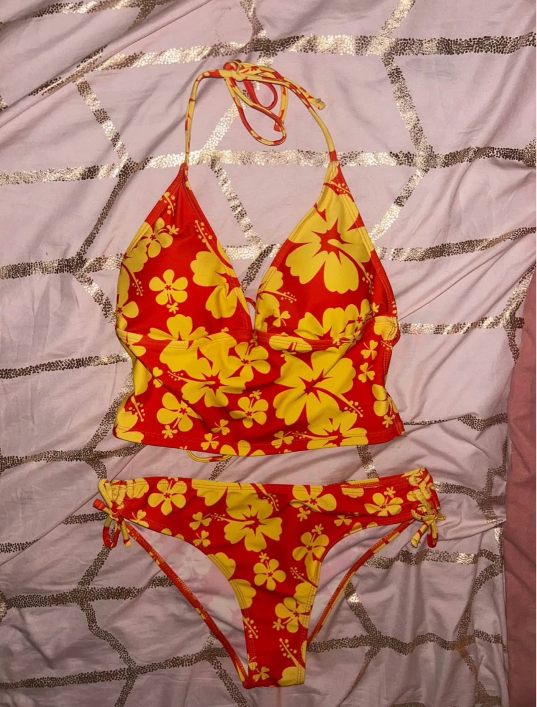 floral bikini