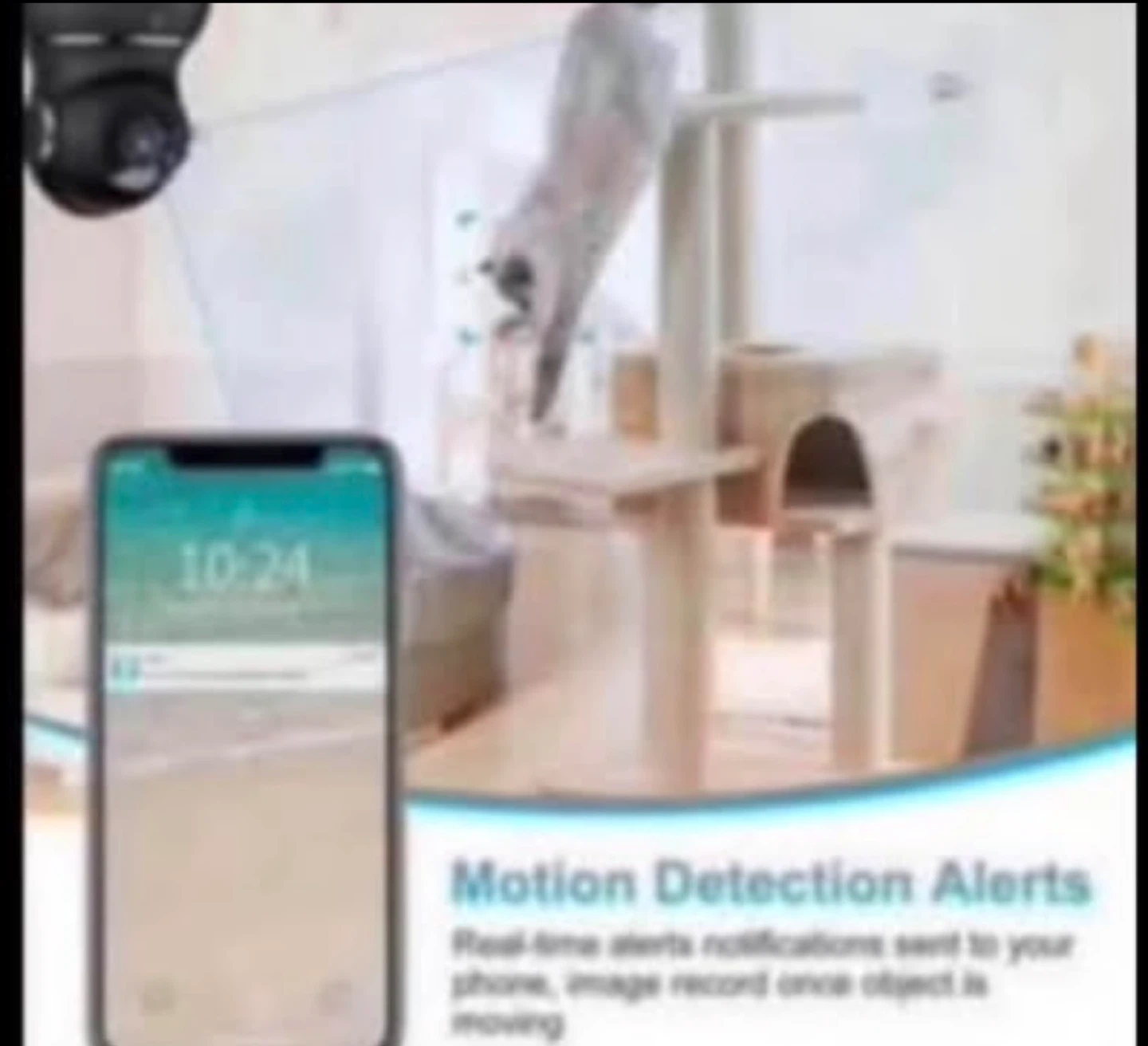 Black Security Camera with Night Vision and Motion Alerts - photo 5
