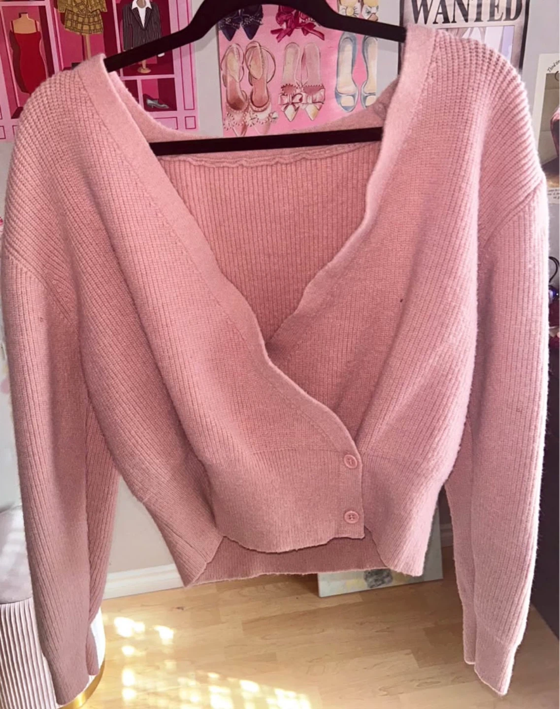 pink cardigan - photo 2
