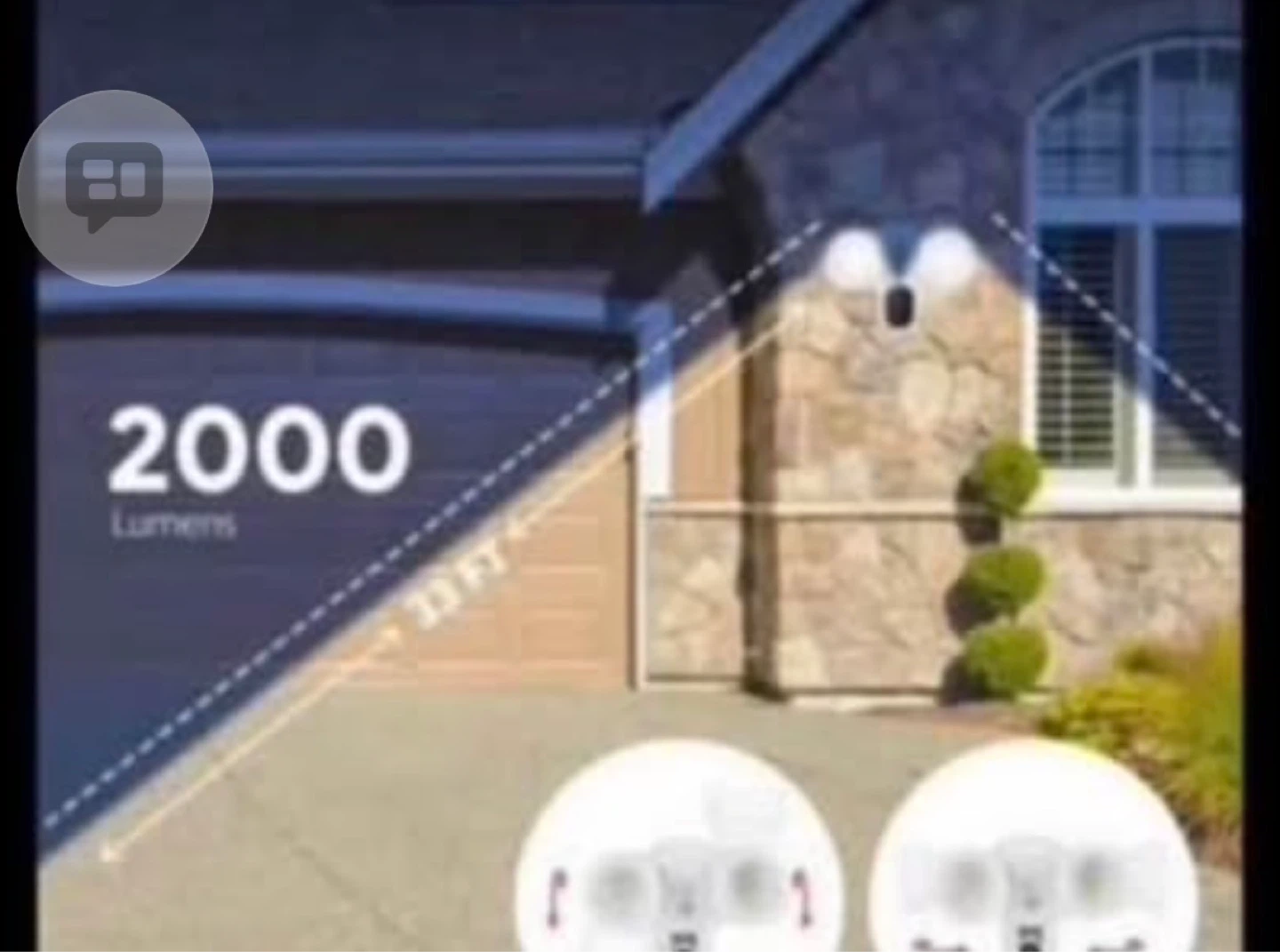 Motion Activated LED Security Light with Camera - photo 3