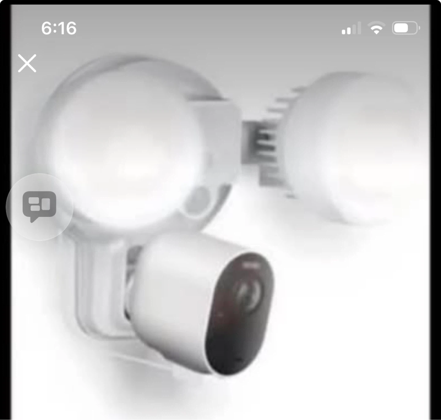 Motion Activated LED Security Light with Camera