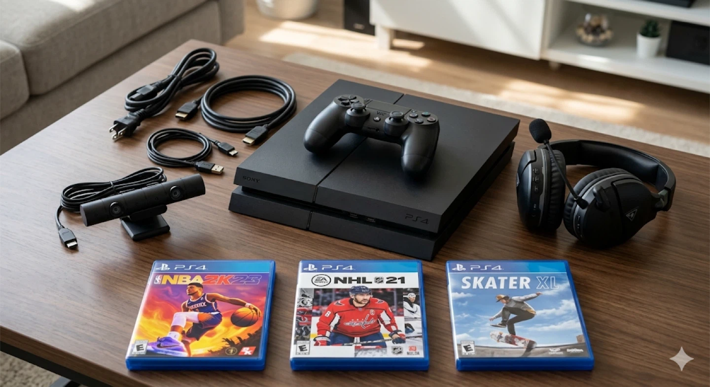Playstation 4 Bundle w/ Games and Accessories