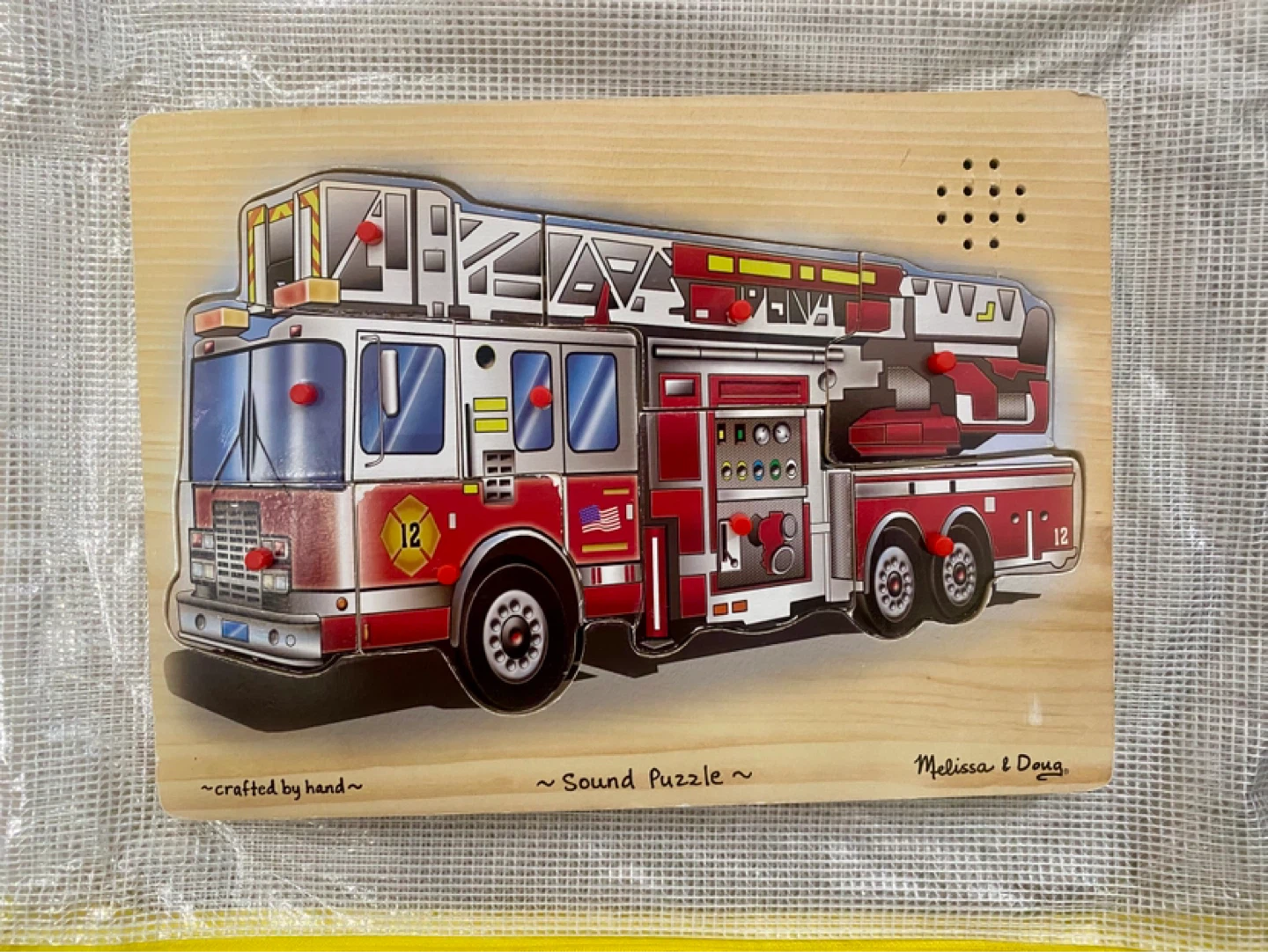 Melissa & Doug Fire Truck Sound Puzzle