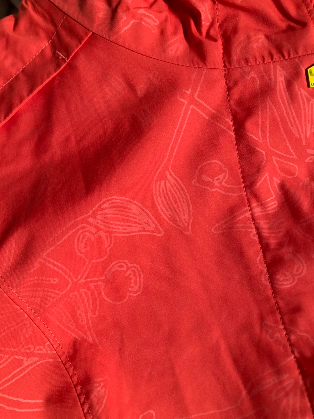 Lole Red Hooded rain jacket  Size M (8-10) - photo 4