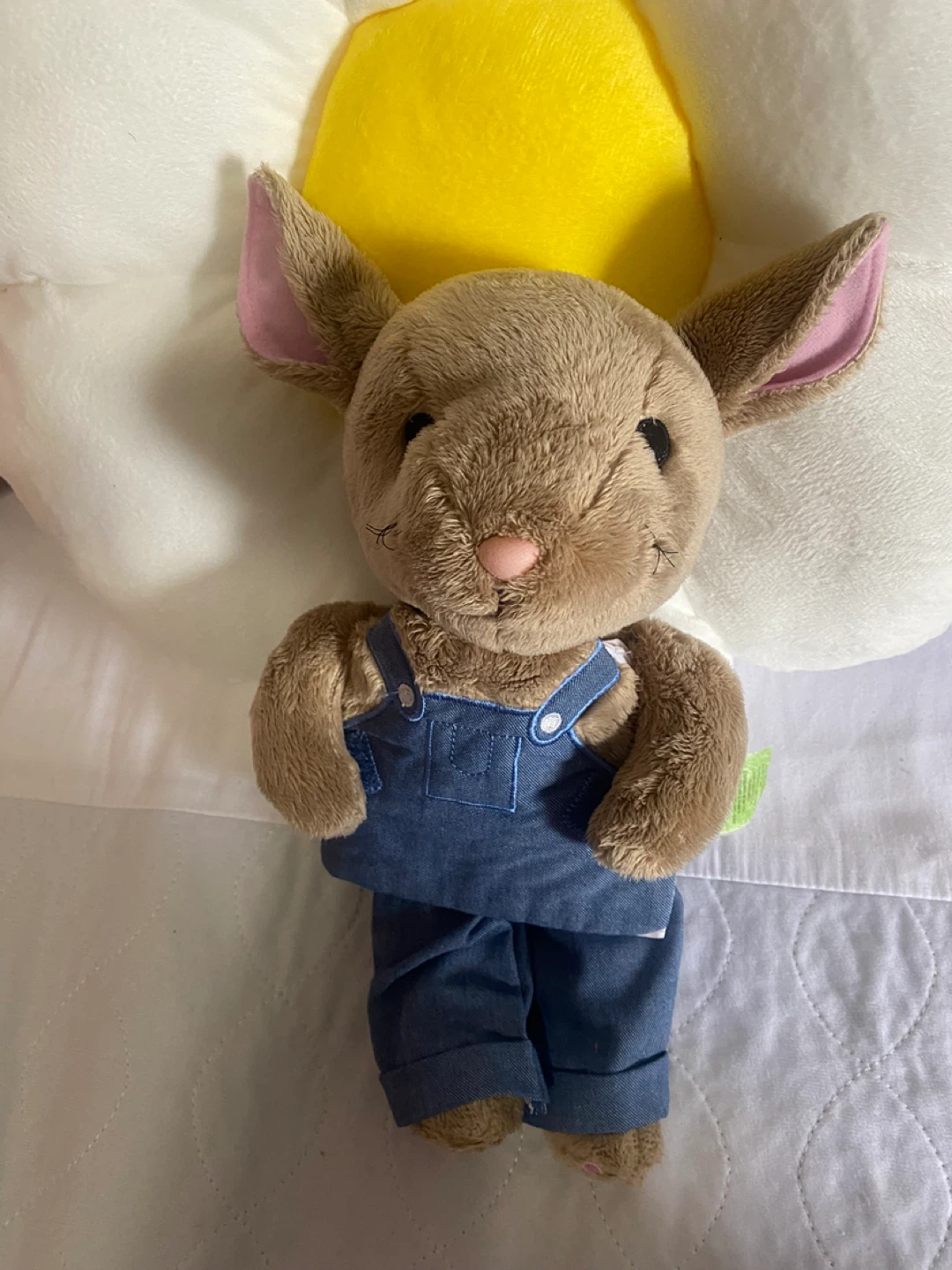 If you give a mouse a cookie Plush Mouse Toy in Overalls - photo 3