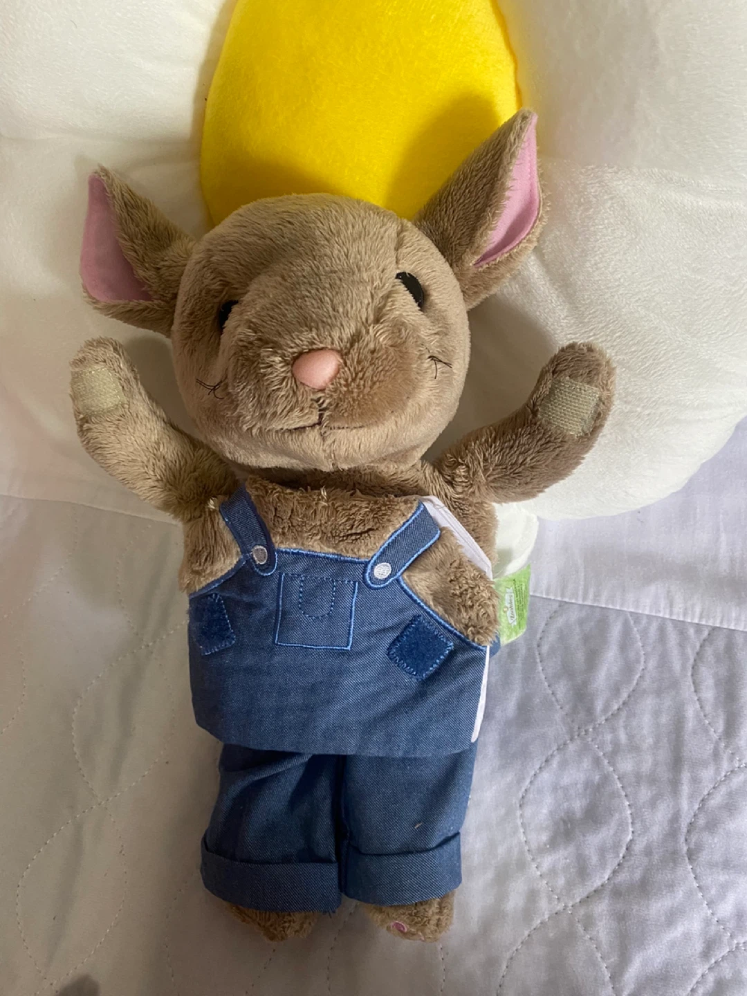 If you give a mouse a cookie Plush Mouse Toy in Overalls - photo 2
