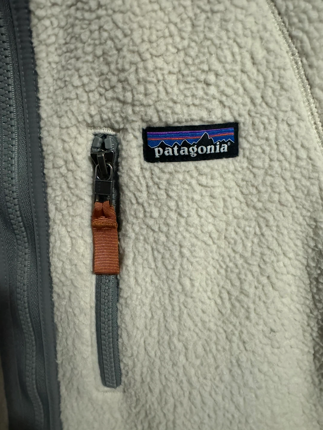 Patagonia Fleece Jacket - Cream - Size L - photo 3