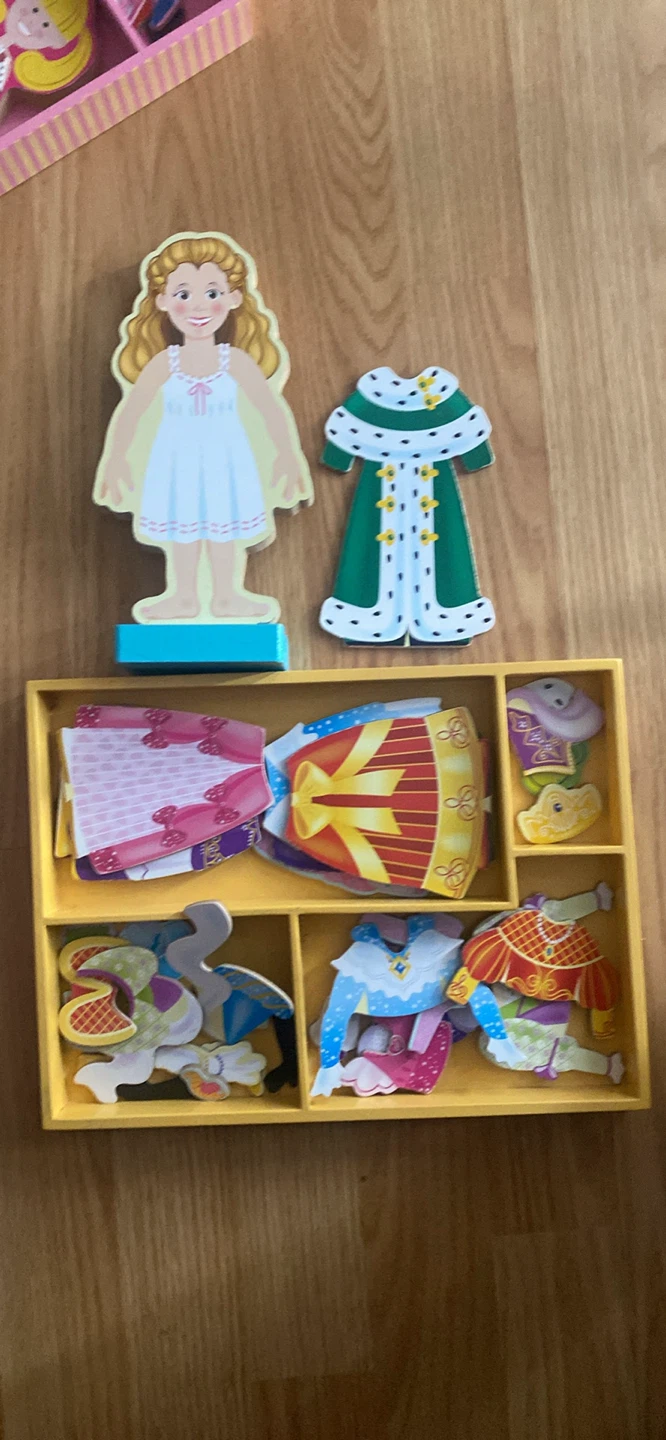 Wooden Magnetic Dress-Up Doll