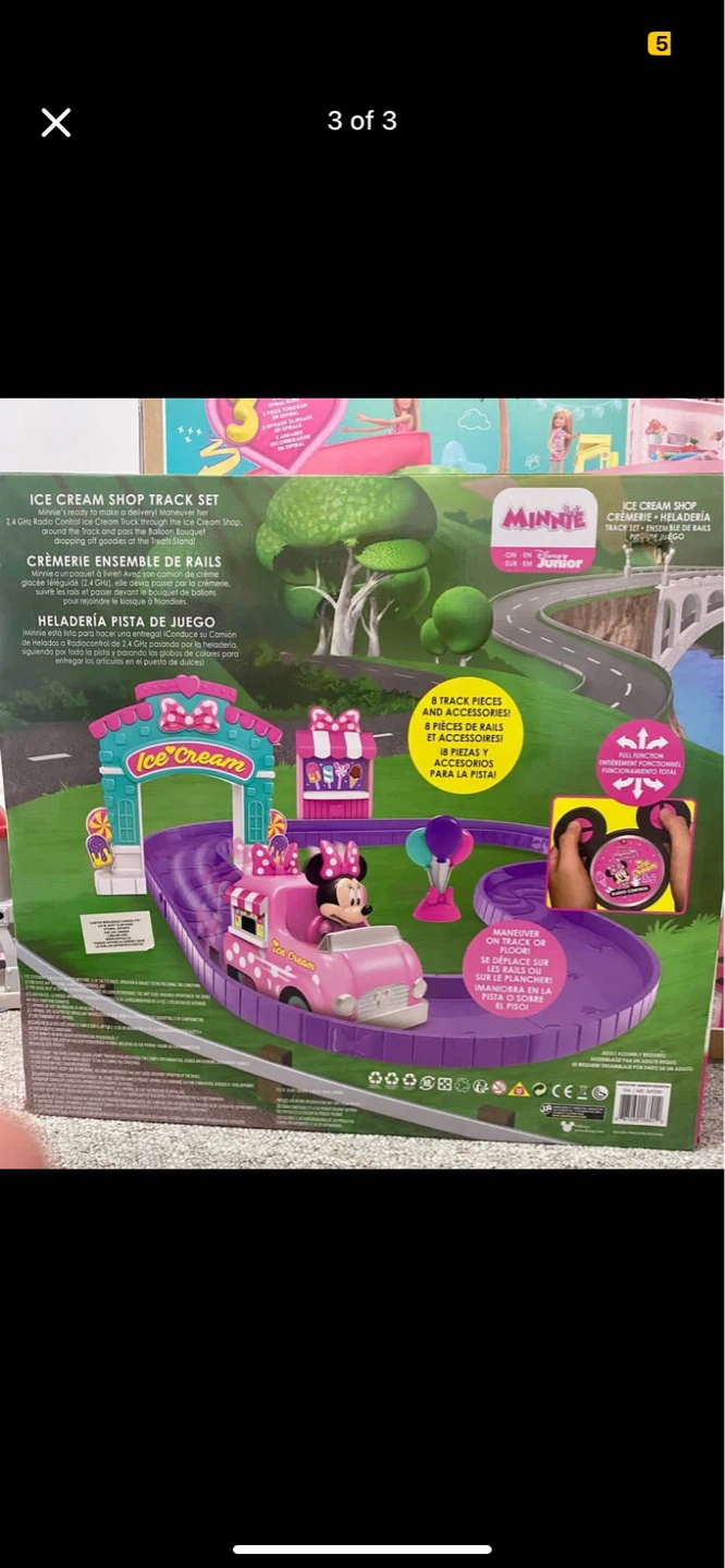 Disney Junior Minnie Mouse Ice Cream Shop Track Set - photo 2