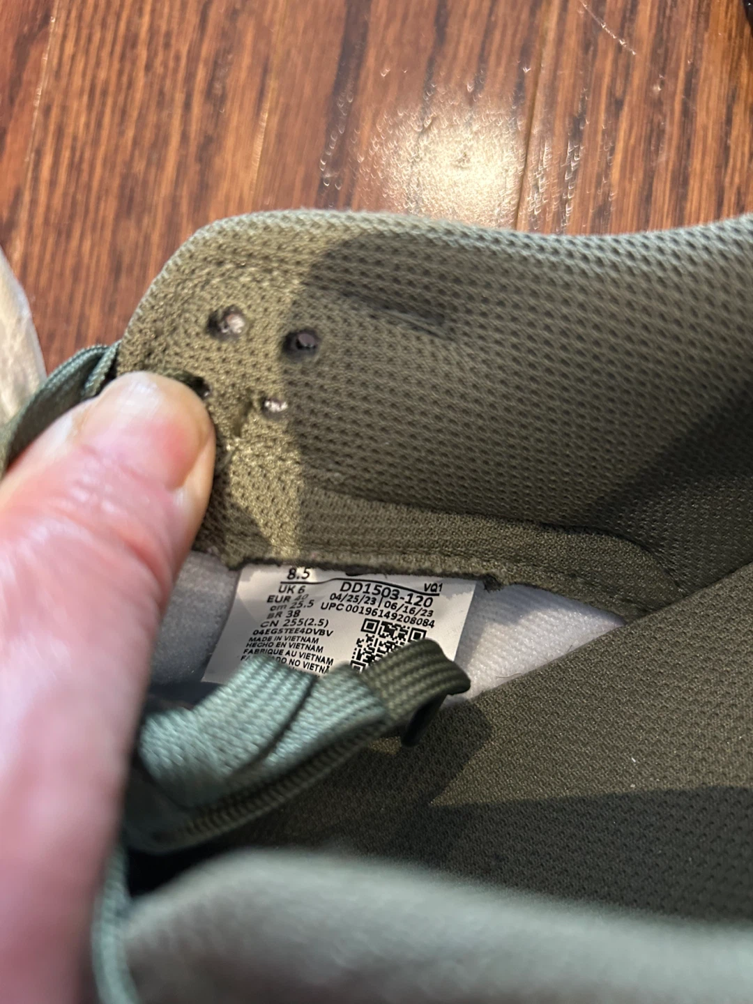 Nike Dunk Low "Olive" "White" - photo 5