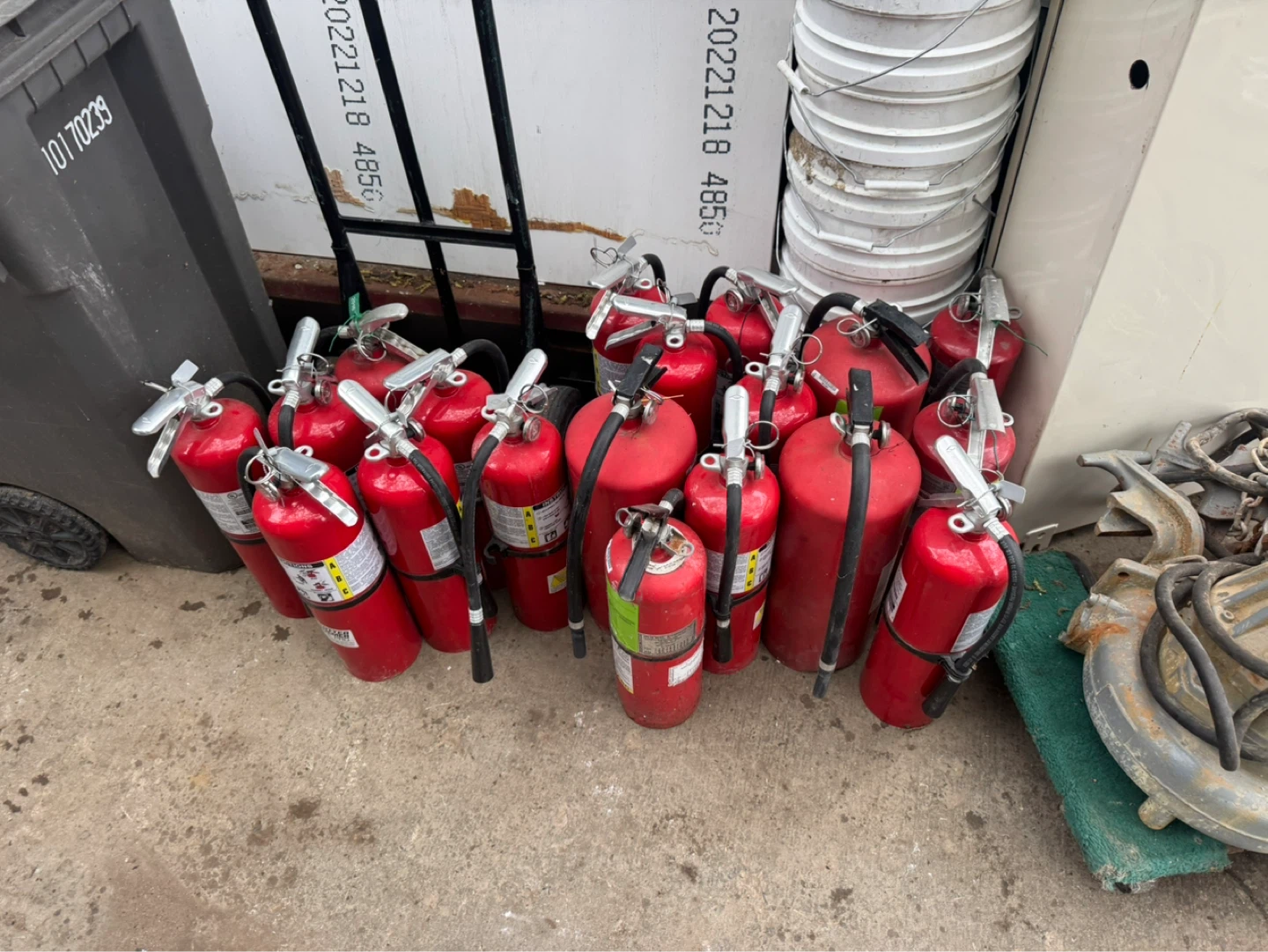 22-Fire Extinguishers lot for $100