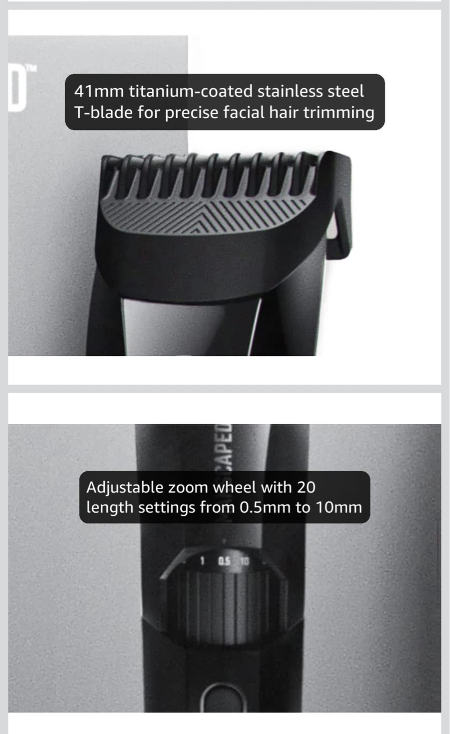 MANSCAPED The Beard Hedger Electric Beard Trimmer - photo 3