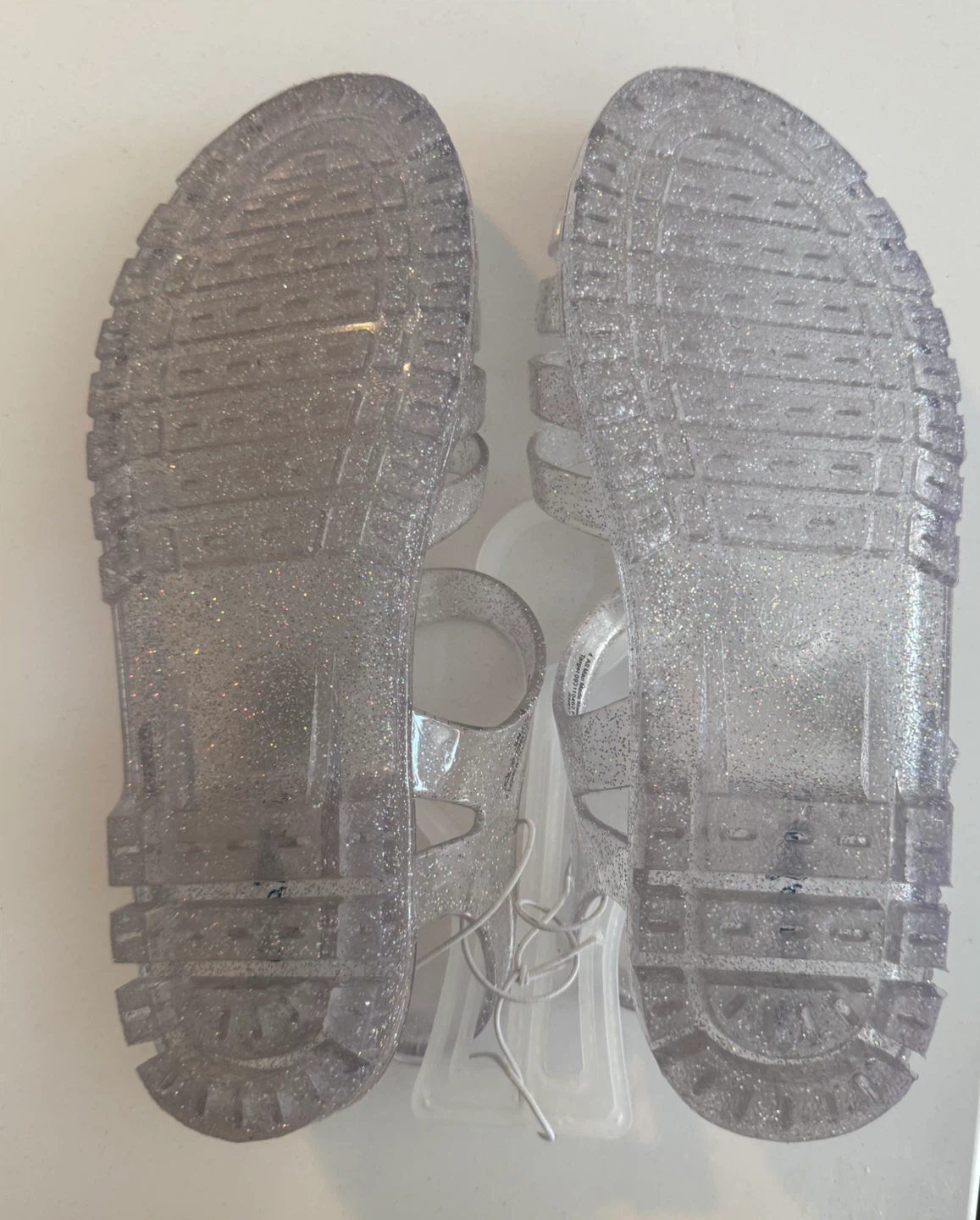 Women’s Cat & Jack Glitter Jelly Sandals Size 4 - photo 3