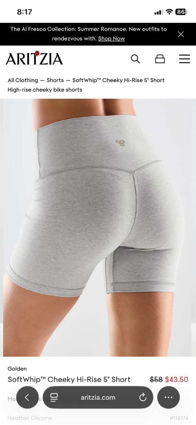 Tna COZY Hi-Rise 5" Short