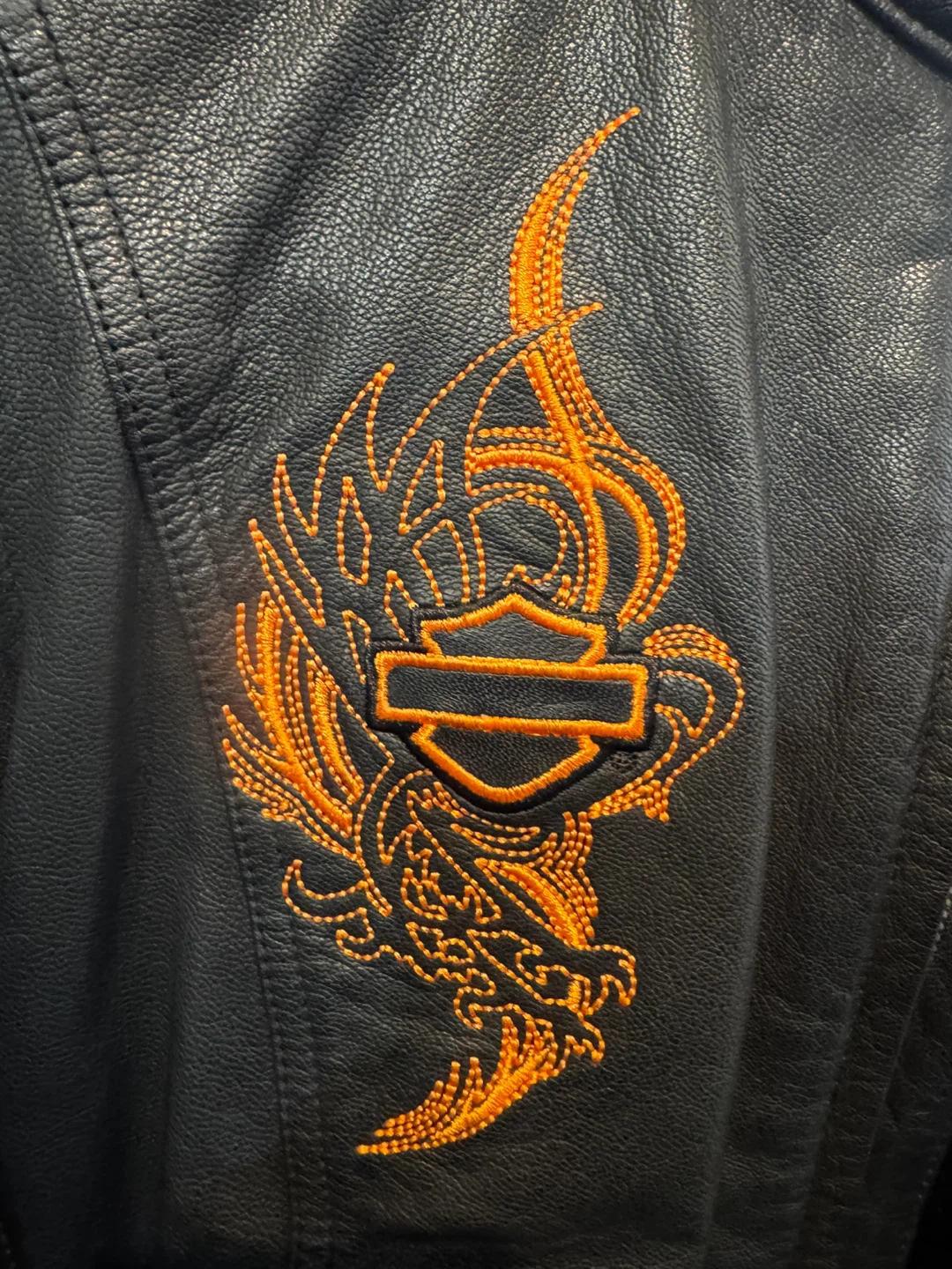 Harley-Davidson Men's Black Leather Motorcycle Jacket - photo 2