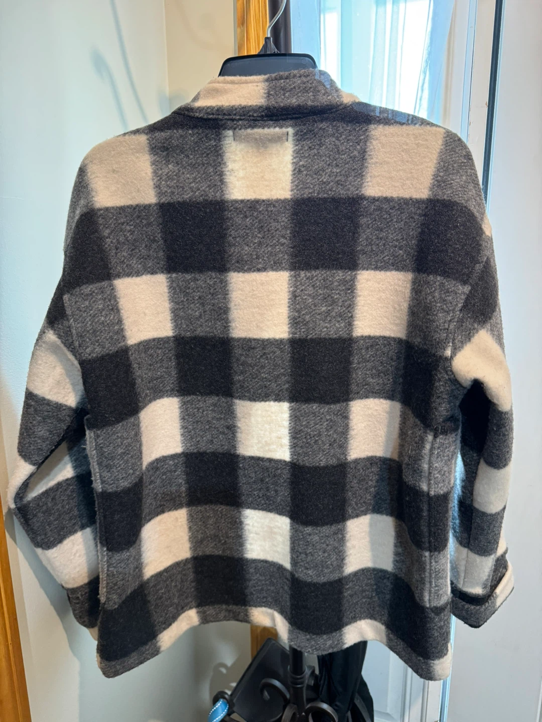Banana Republic Buffalo Plaid Button-Up Jacket - Size M - photo 2