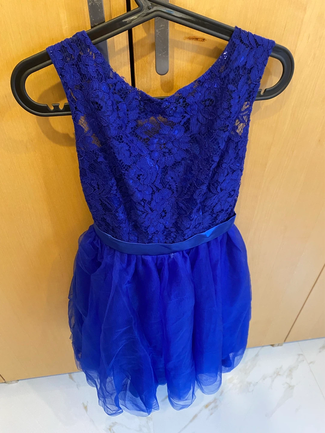 Cindy Blue Lace and Tulle Dress - photo 3