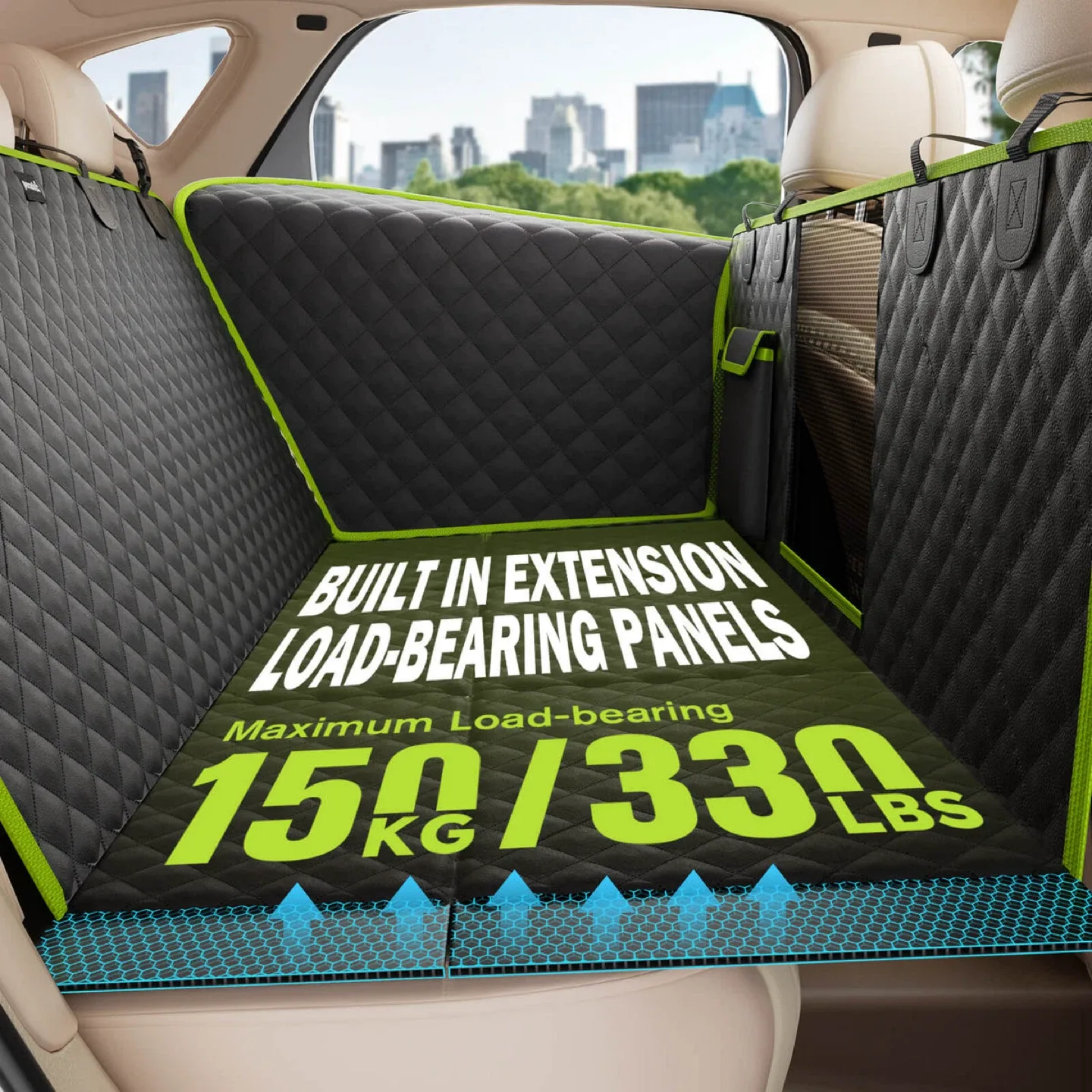 Pecute Full Surround Dog Car Seat Cover - photo 3