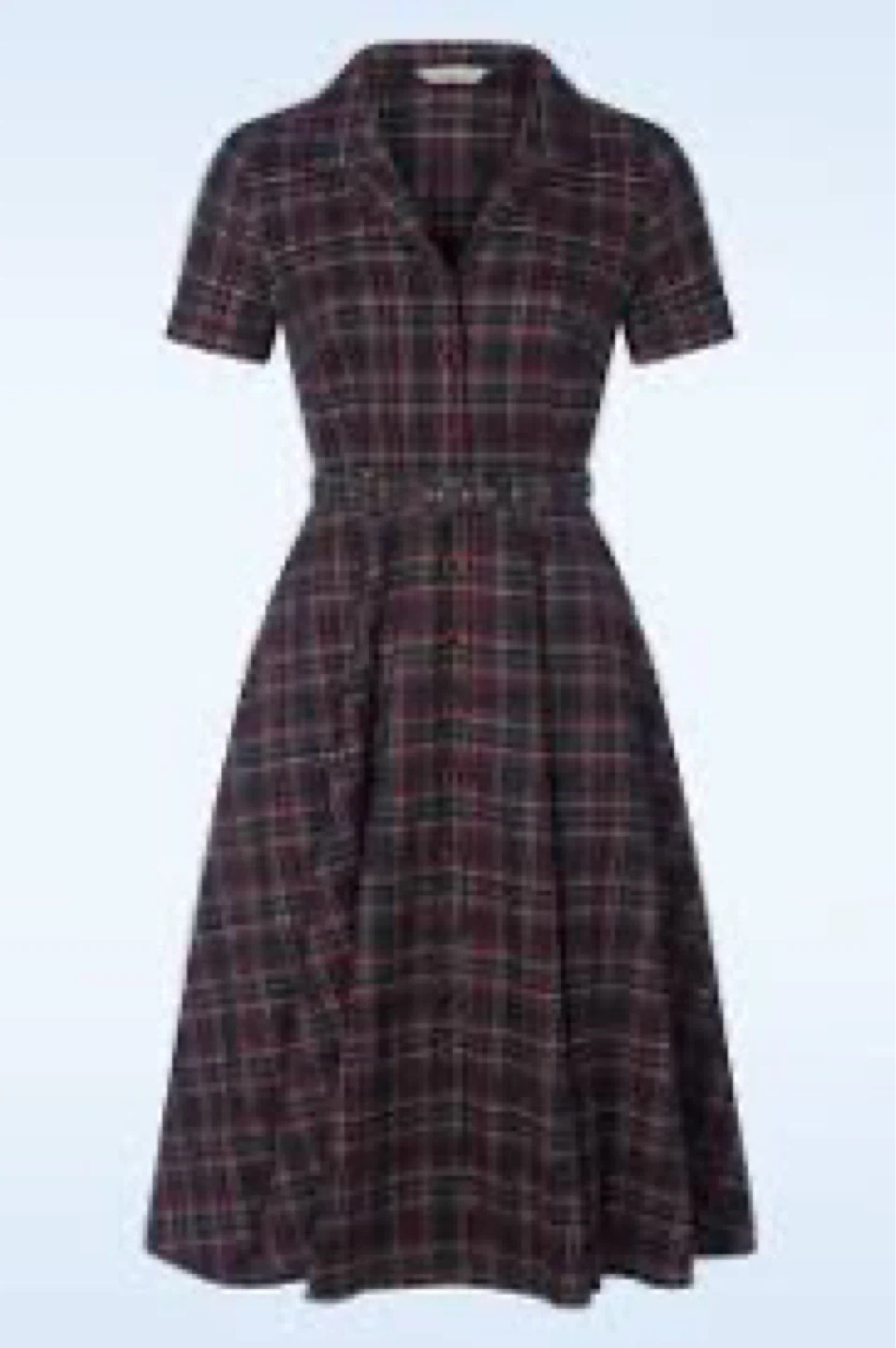 Marigold Plaid Shirt Dress - photo 2