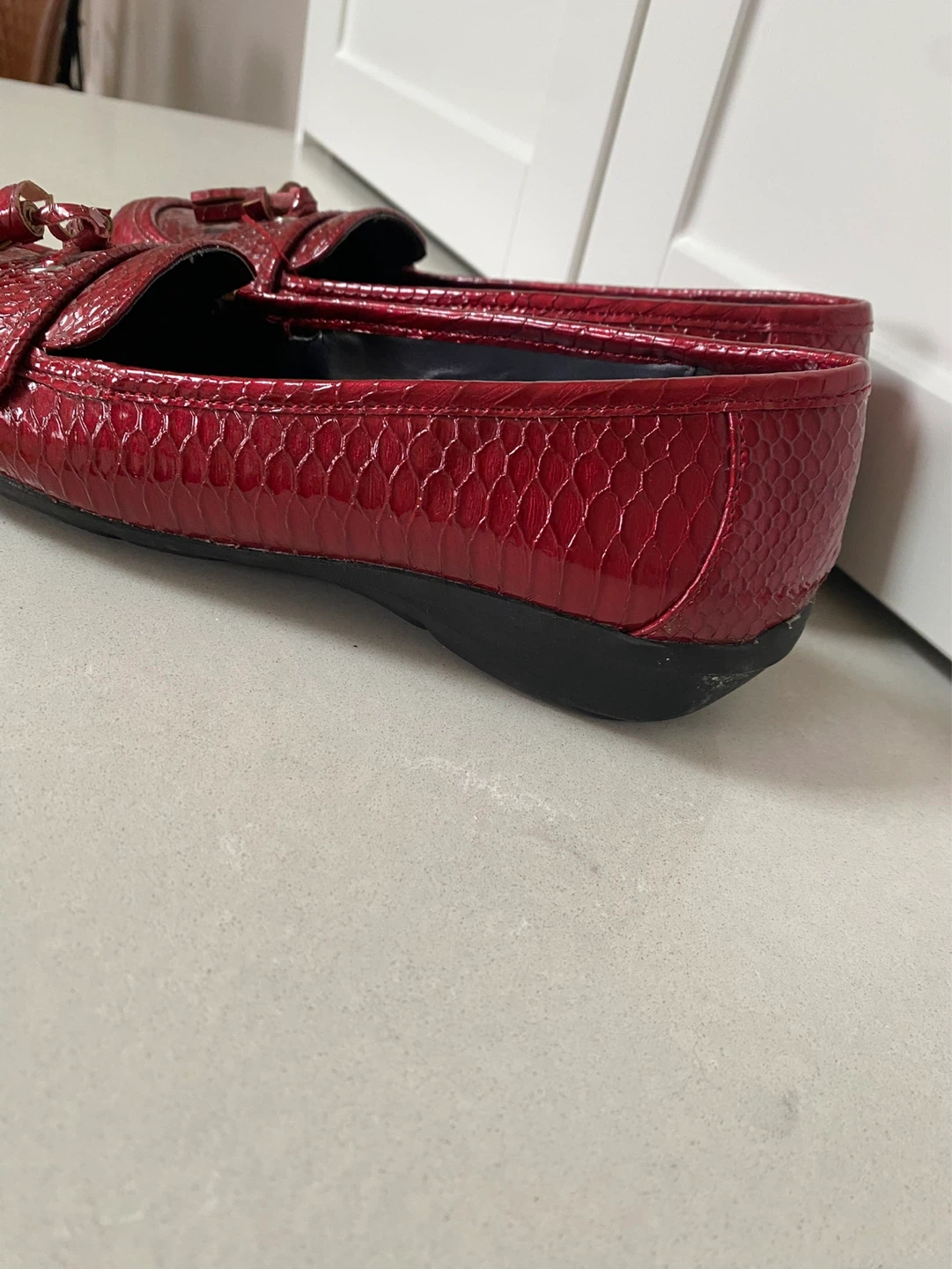 Red GINA Loafers - Size 8M - photo 4