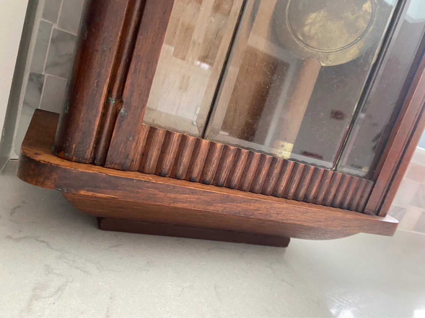 Antique Wooden Wall Clock - photo 5