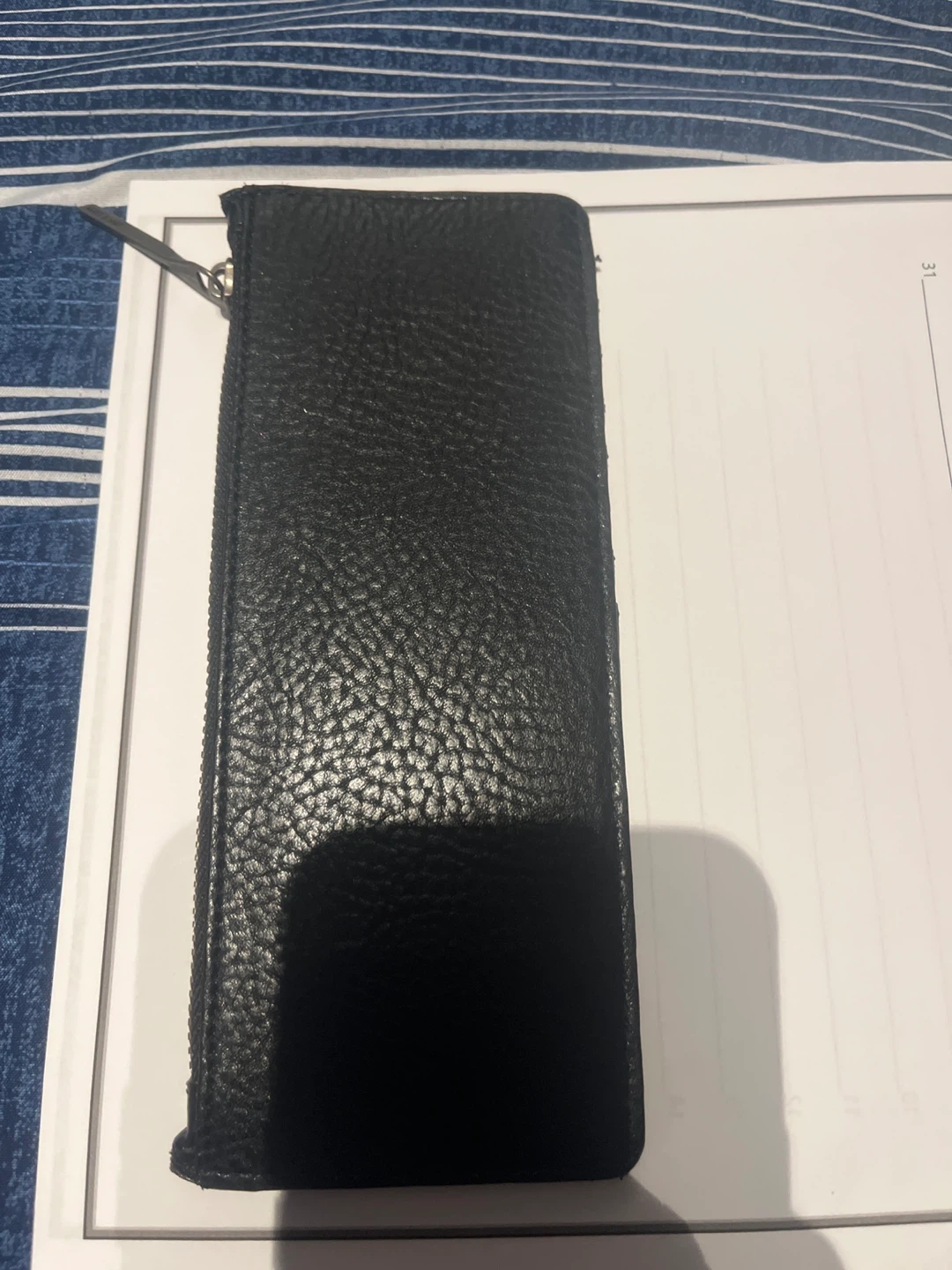 New Matt & Nat Black Faux Leather Card Holder Wallet - photo 2