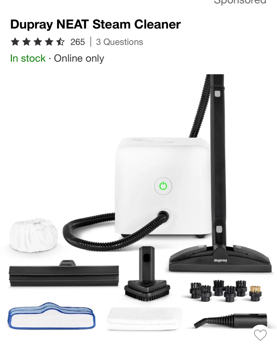 Dupray NEAT Steam Cleaner - photo 3