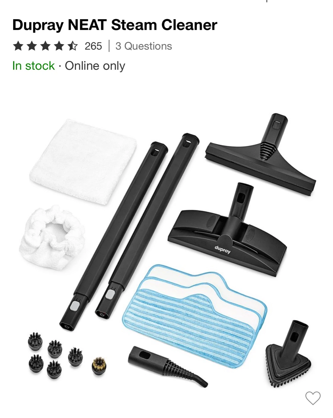 Dupray NEAT Steam Cleaner - photo 2