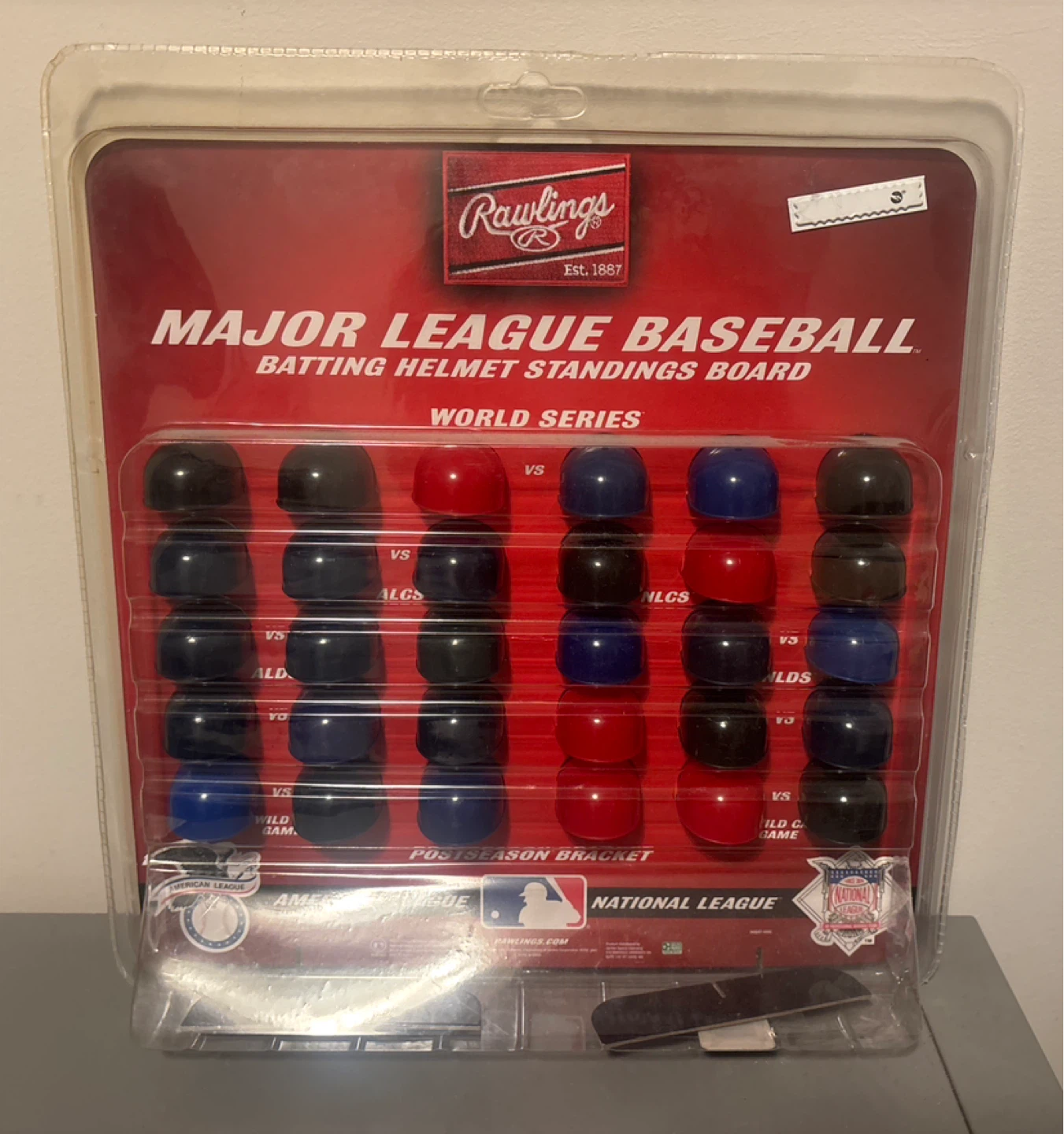 Rawlings Major League Baseball Batting Helmet Standings Board - photo 2