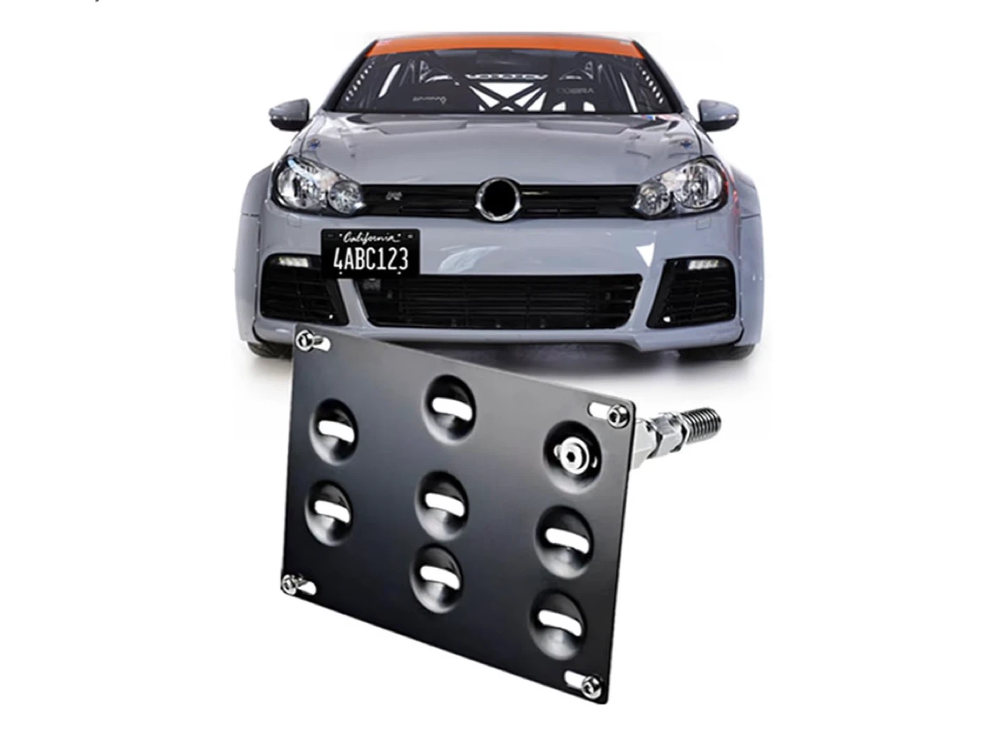 No Drill Front Tow Hook License Plate Mount BNIB