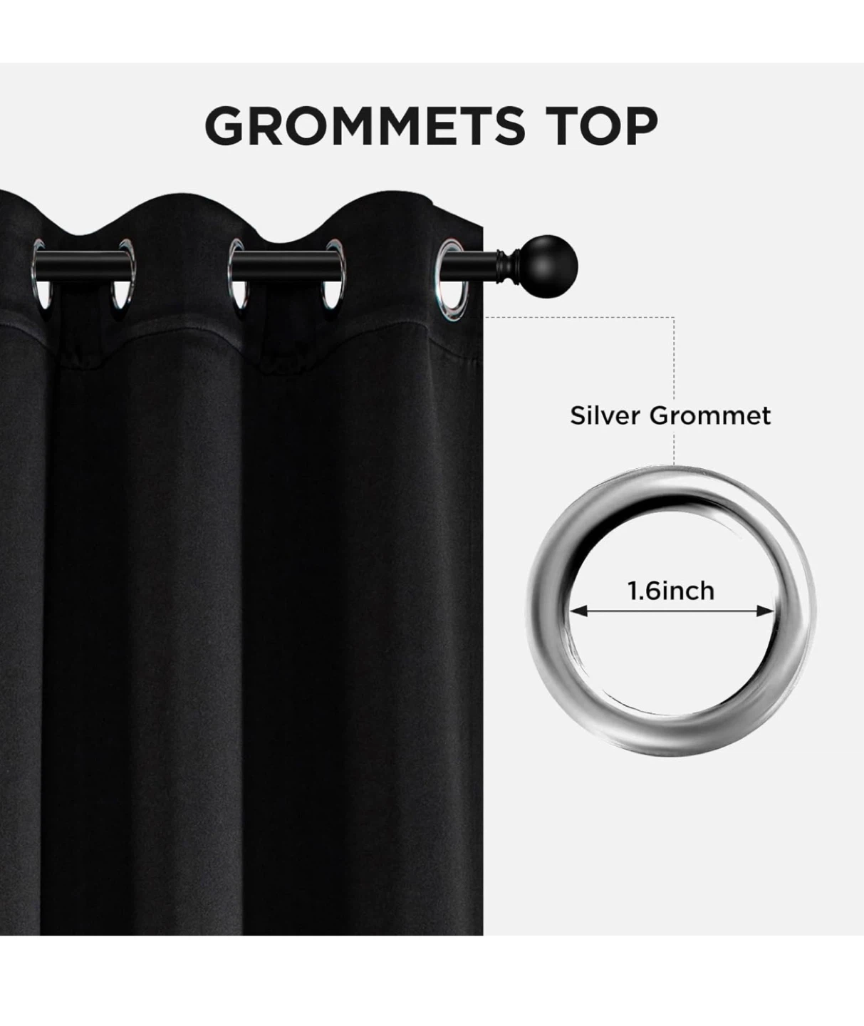 Grommet Top Curtains - photo 3