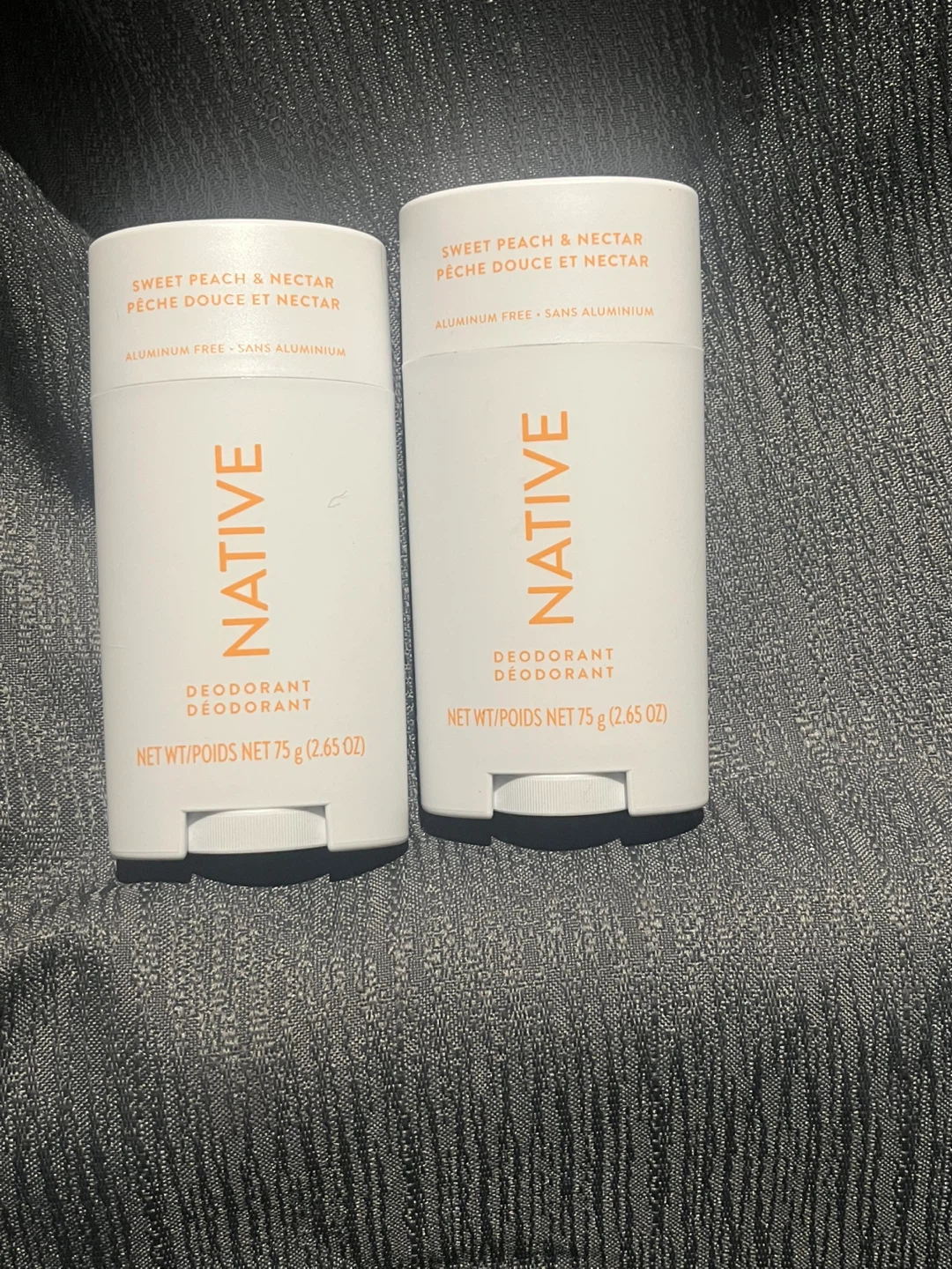 Native Sweet Peach & Nectar Deodorant - 75g (Set of 2)