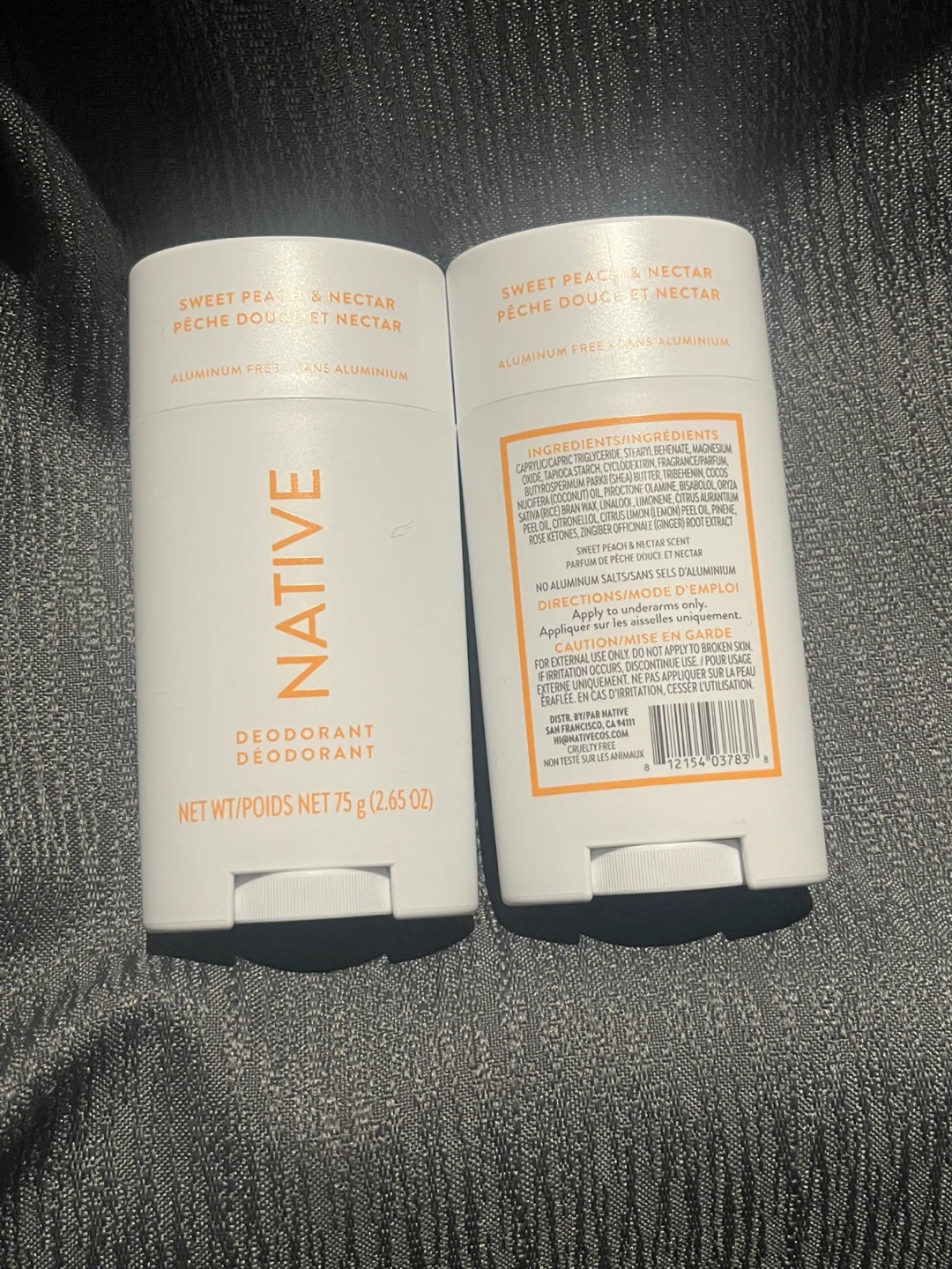 Native Sweet Peach & Nectar Deodorant - 75g (Set of 2) - photo 2