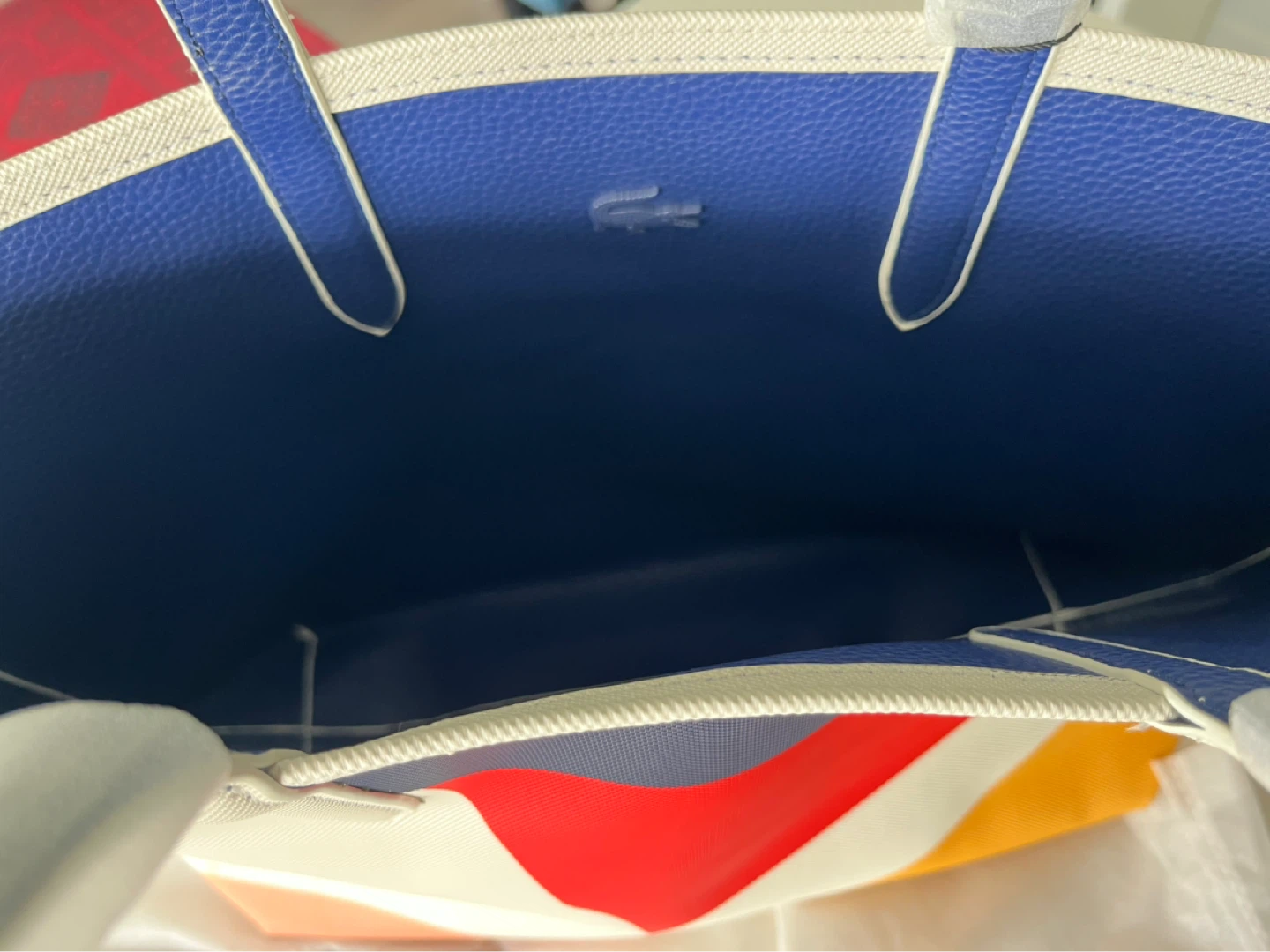 Reversible la coste tote bag. - photo 3