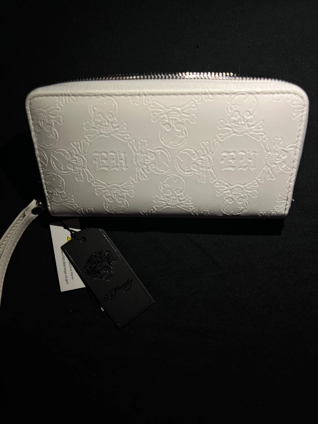 Ed Hardy White Skull & Crossbones Purse - photo 3
