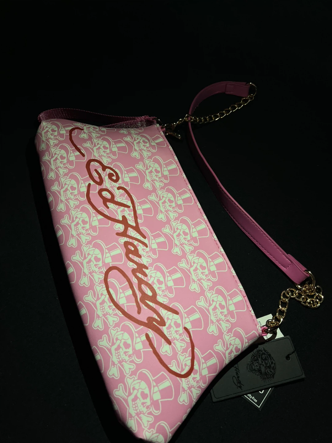 Ed Hardy Pink Tiger & Skulls Purse - photo 4