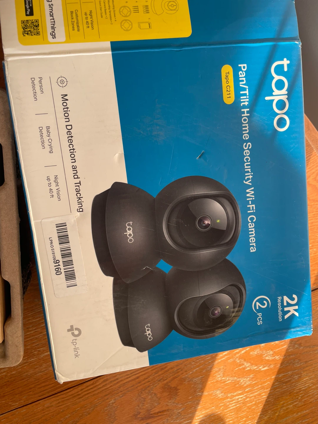 Tapoo wifi Camera Set of 2 With 2K Resolution