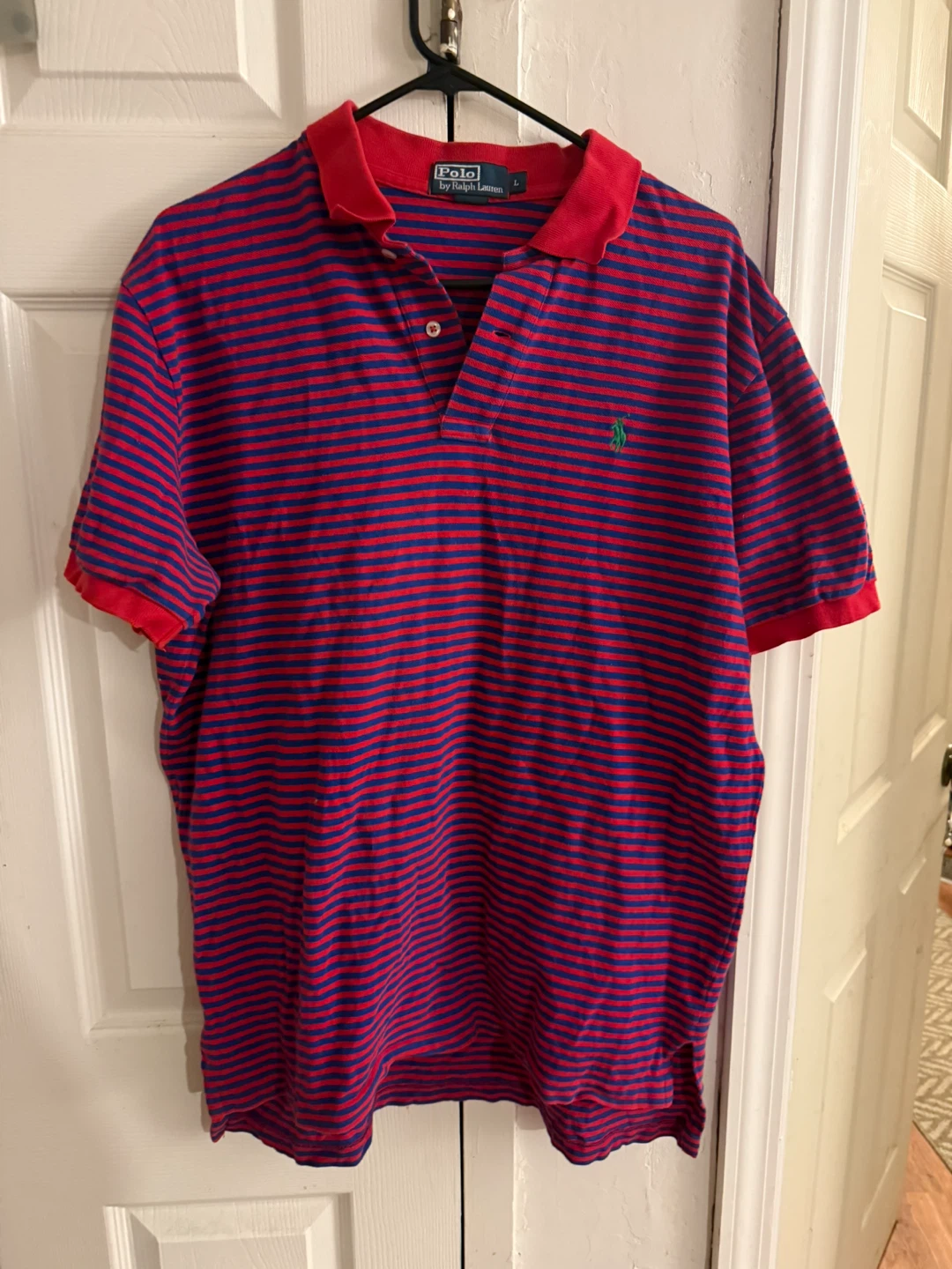 Polo by Ralph Lauren Striped Polo Shirt - Size L
