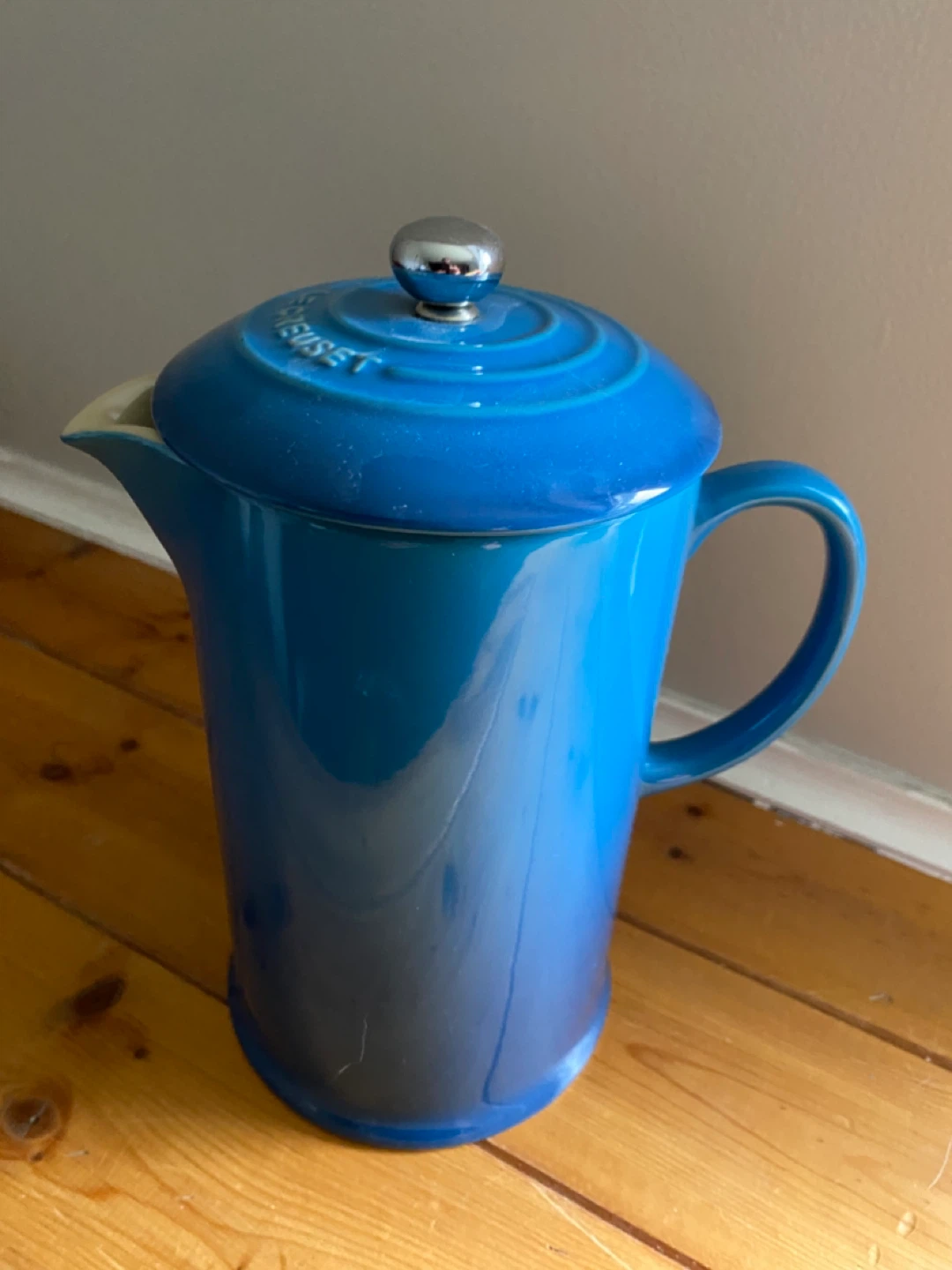 Le Creuset Blue French Press