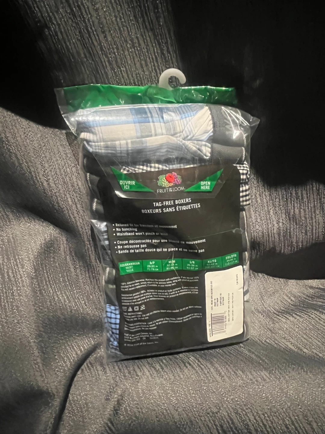 Fruit of the Loom Tag-Free Boxer Briefs - 5 Pack - Size L/G - photo 2