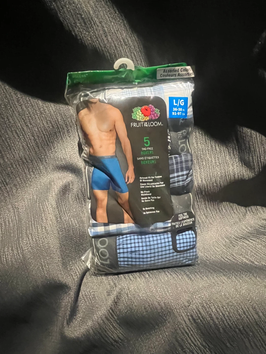 Fruit of the Loom Tag-Free Boxer Briefs - 5 Pack - Size L/G