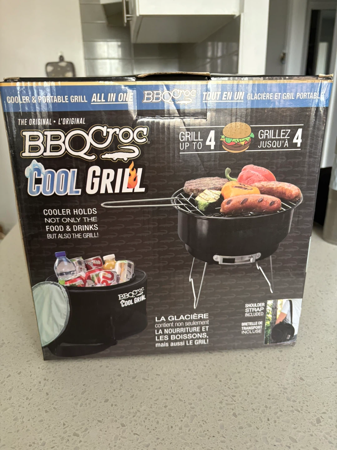 BBQCroc Cool Grill 2-in-1 Combo Pack with Cooler Bag
