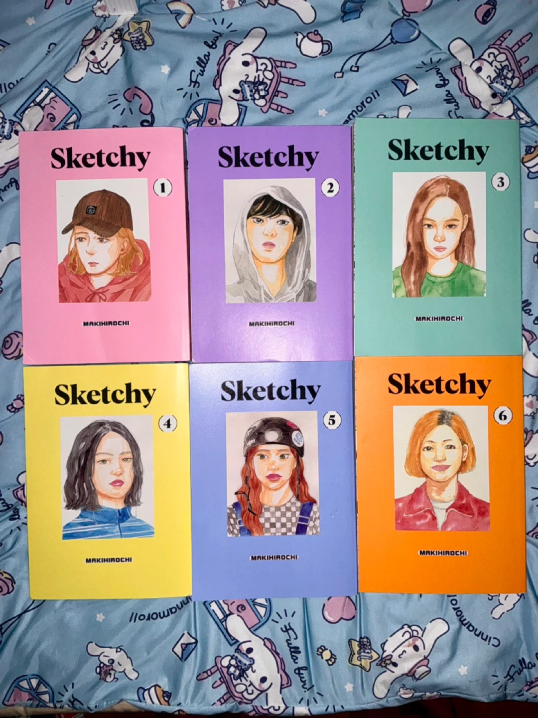 Sketchy Manga Complete Set (Volumes 1-6)