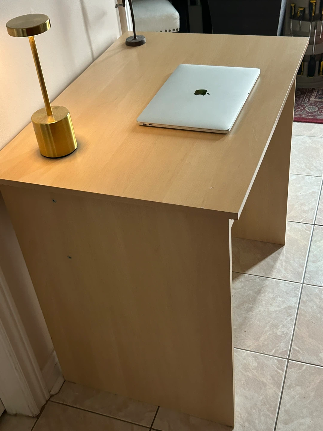 Compact Computer Desk with Pull-out Keyboard Tray - photo 5