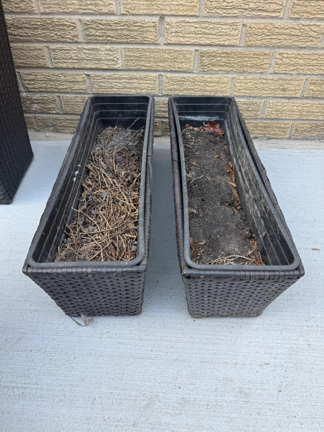 Belavi Rattan Wicket Cubed Planters (10) - photo 2
