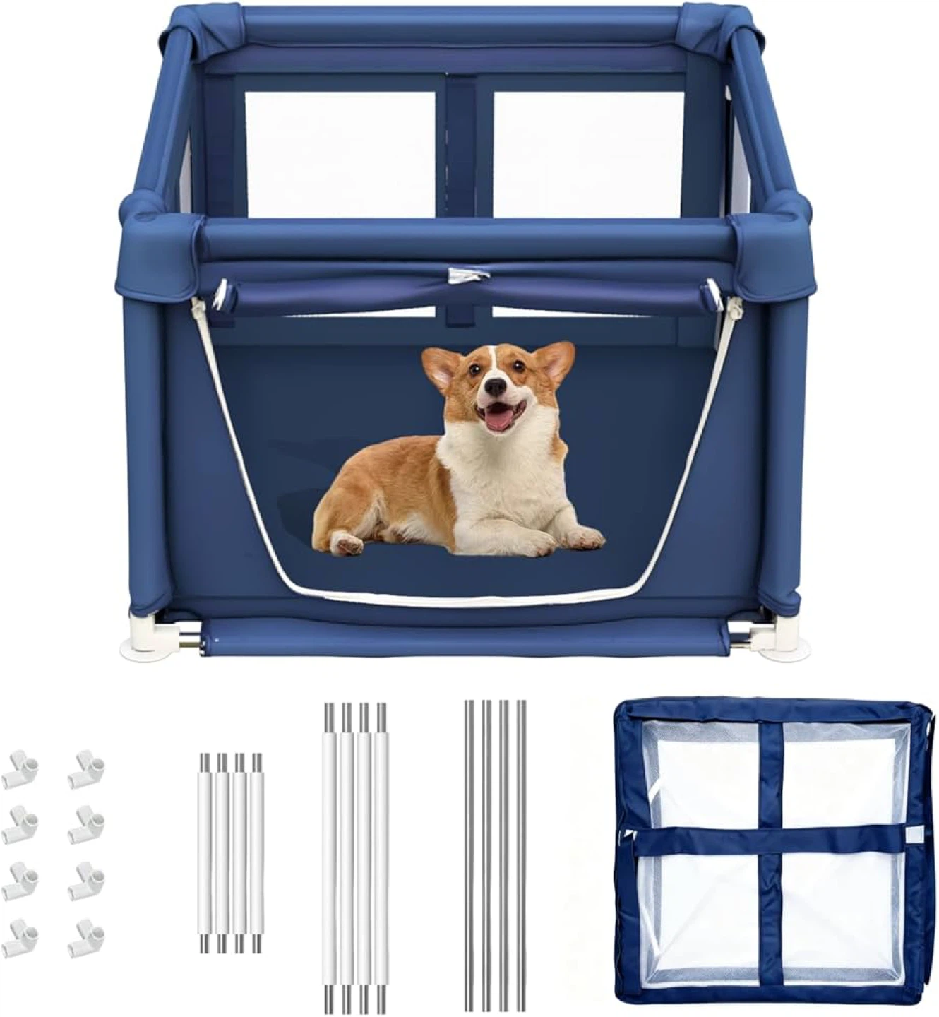Puppy Playpen - Blue - BNIB