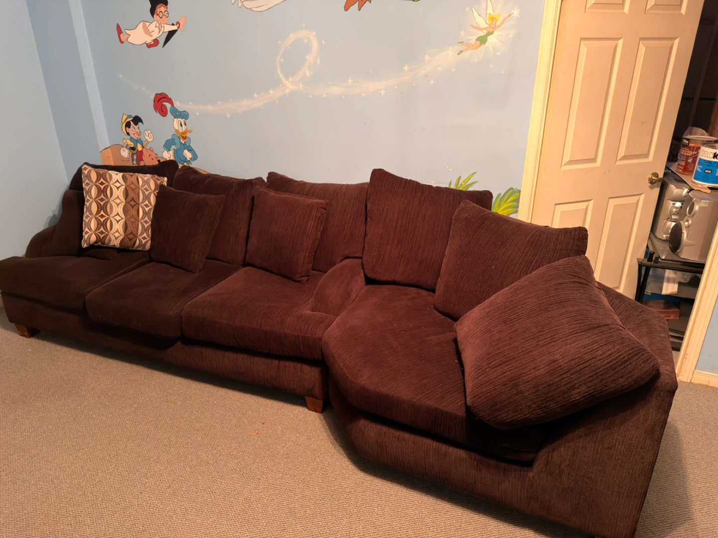 Brown Sectional Couch
