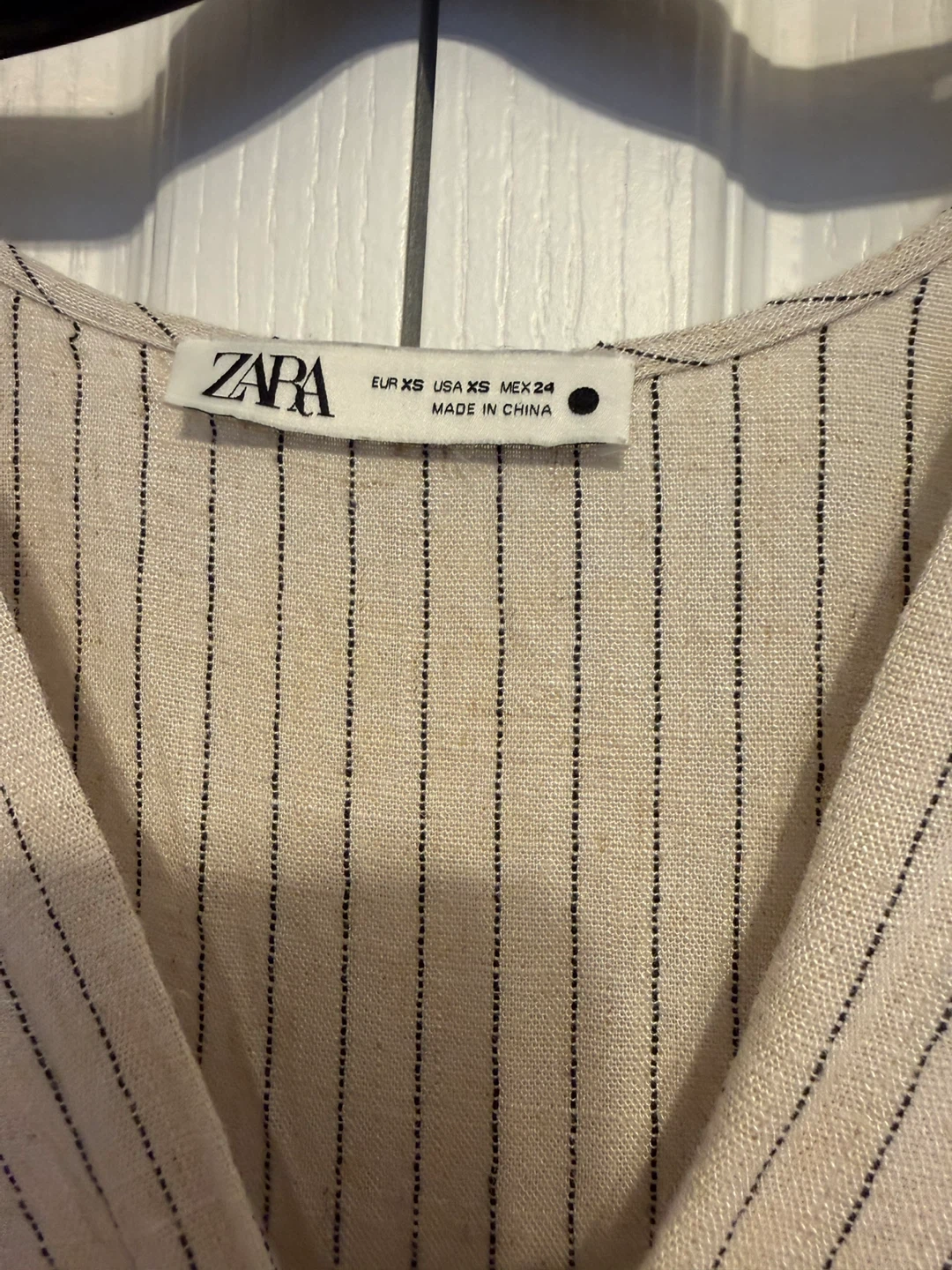 ZARA Striped Jumpsuit - XS
